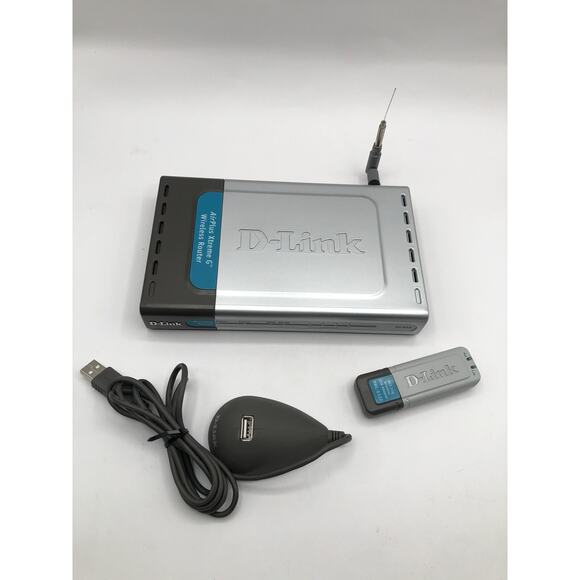 D-Link DI-624 108 Super G Wireless Router + Wireless USB Adapter DWL-G122 Bundle - Picture 2 of 5